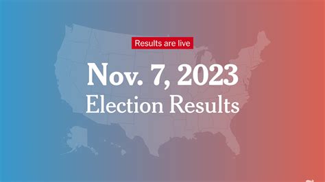 Live Election Results: Top Races to Watch .